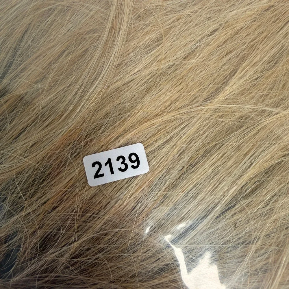 Pixie Cut Short Blonde Wig Layered Rooted Modacrylic Fiber Natural Style Classic